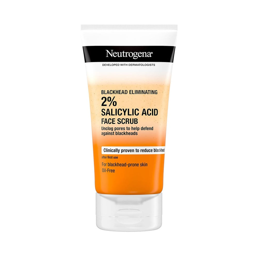 Neutrogena Blackhead Eliminating Face Scrub 150ml Glow Vault 8733