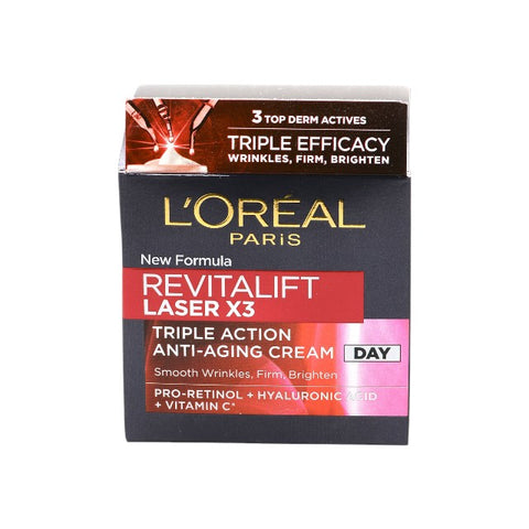 L'Oreal Paris Revitalift Laser X3 Anti-Ageing Day Cream 50ml