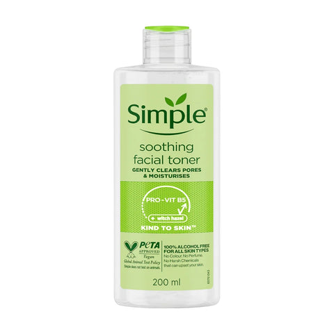 Simple Kind To Skin Soothing Facial Toner 200ml