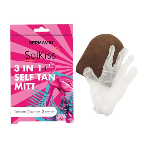 Derma V10 SolKiss Self Tanning Mitt