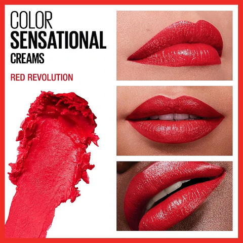 Maybelline Color Sensational The Creams Lipstick 630 Red Revolution