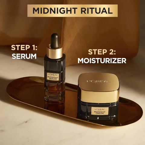 L'Oreal Paris Midnight Radiance Serum & Cream Gift Set