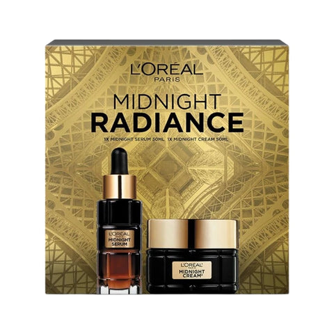 L'Oreal Paris Midnight Radiance Serum & Cream Gift Set