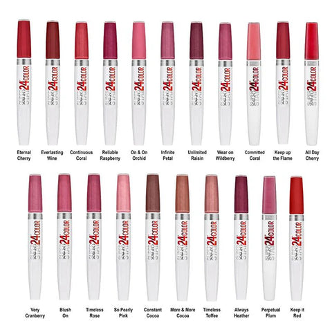 Maybelline Superstay 24 2-Step Longwear Lipstick 015 All Day Cherry