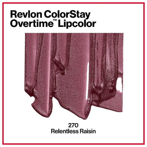 Revlon ColorStay Overtime Lipcolor 270 Relentless Raisin