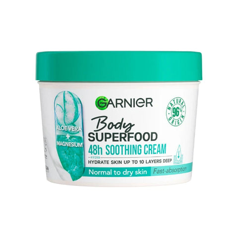 Garnier Body Superfood 48H Soothing Cream Aloe 380ml