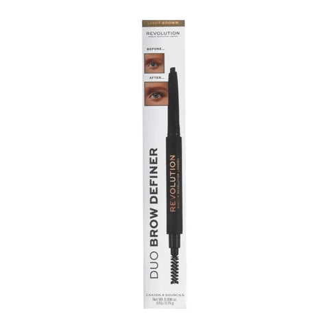 Revolution Duo Brow Definer Light Brown