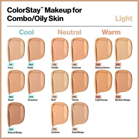 Revlon ColorStay Longwear Makeup Combination/Oily 200 Nude